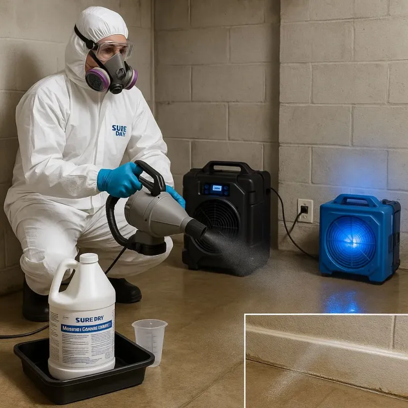Sanitization and Odor Removal process in Eastham, MA