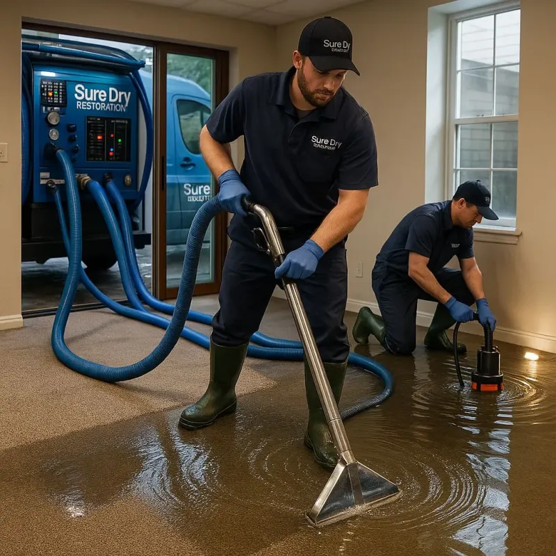 Water Extraction and Removal process in Eastham, MA
